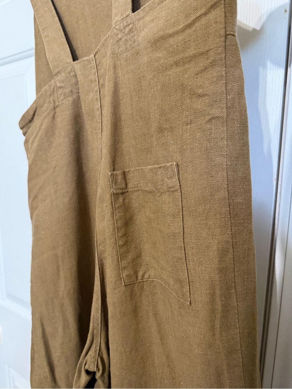 Beaton Linen overalls jumpsuit 100% linen slow fashion natural clothing - Picture 8 of 10